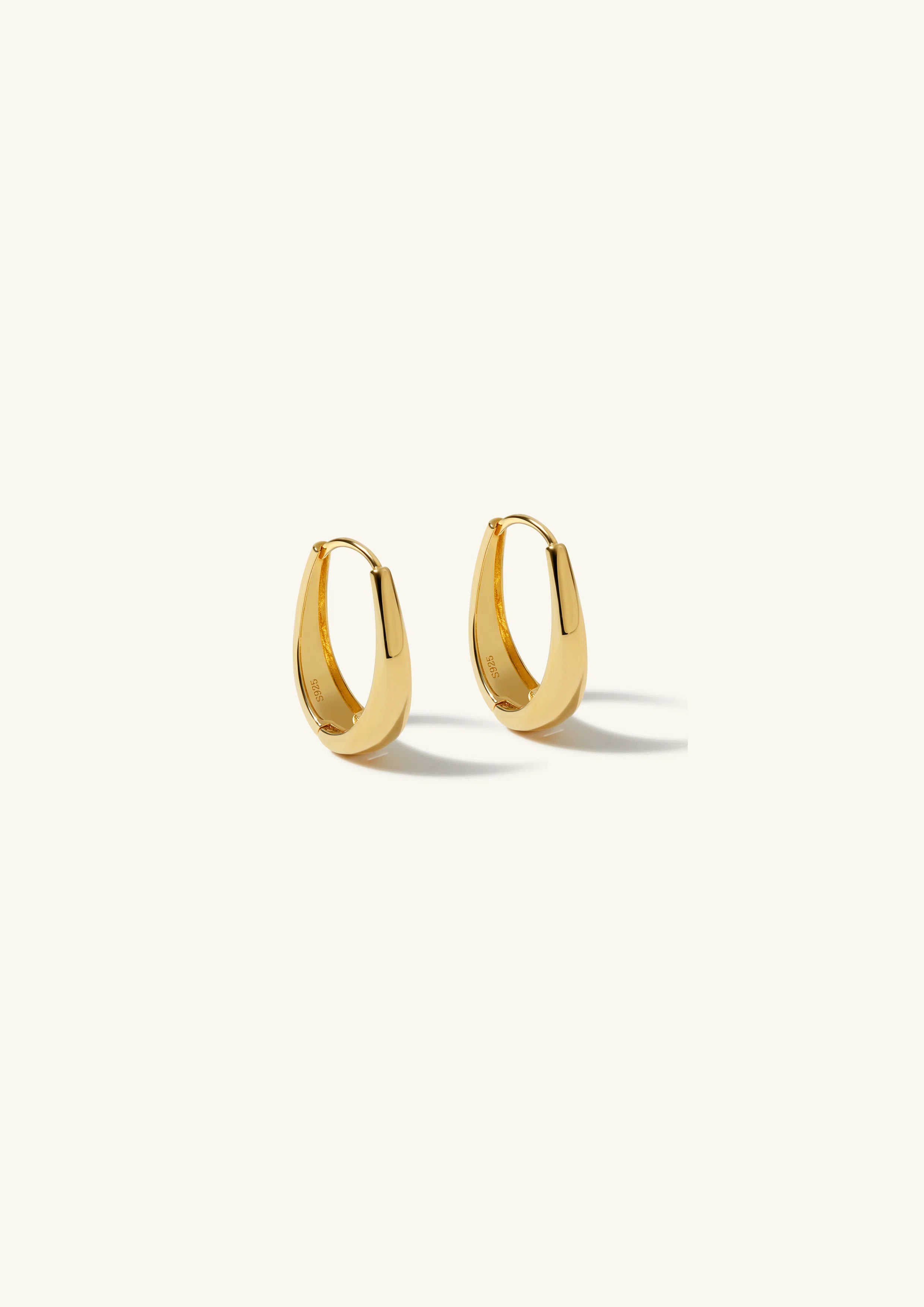 Teardrop Earrings-Gold