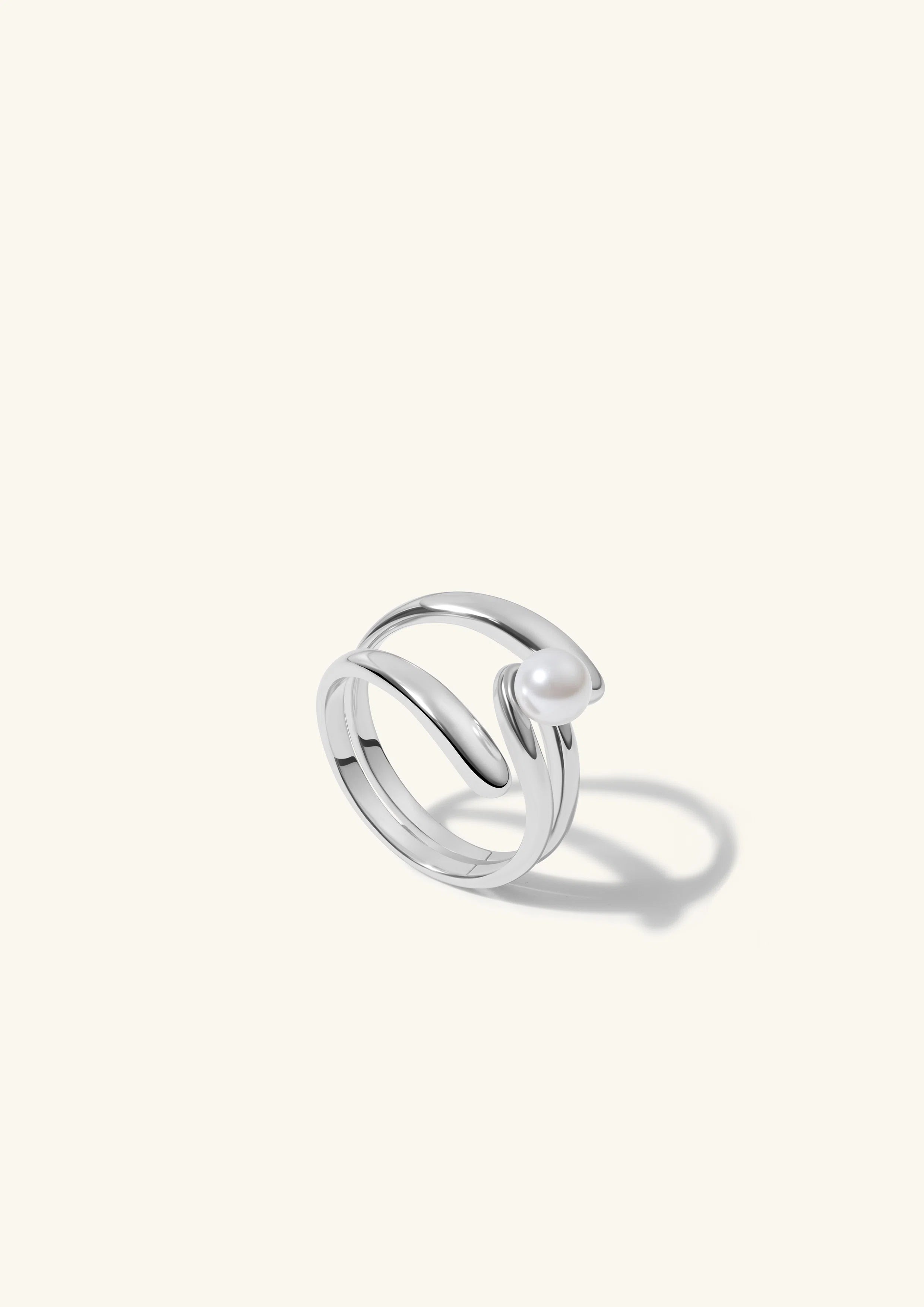 Irregular Texture Open Ring