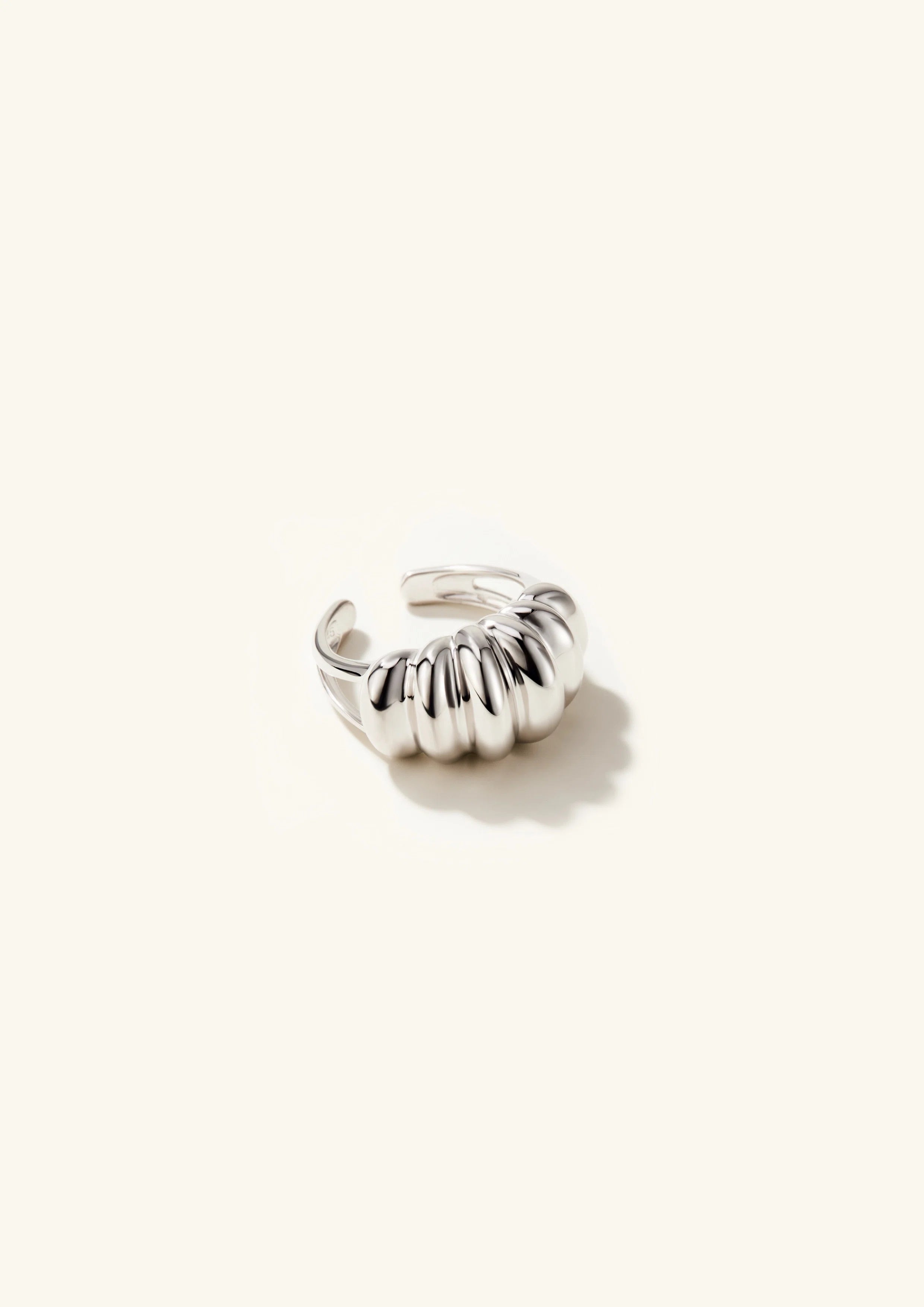 Sleek Pleat Ring