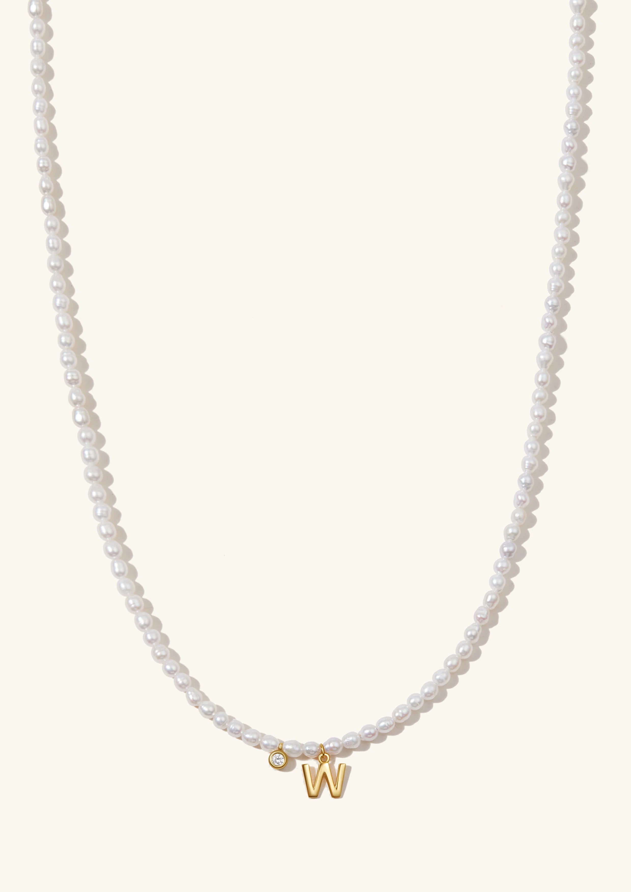 Letter Pendant Necklace