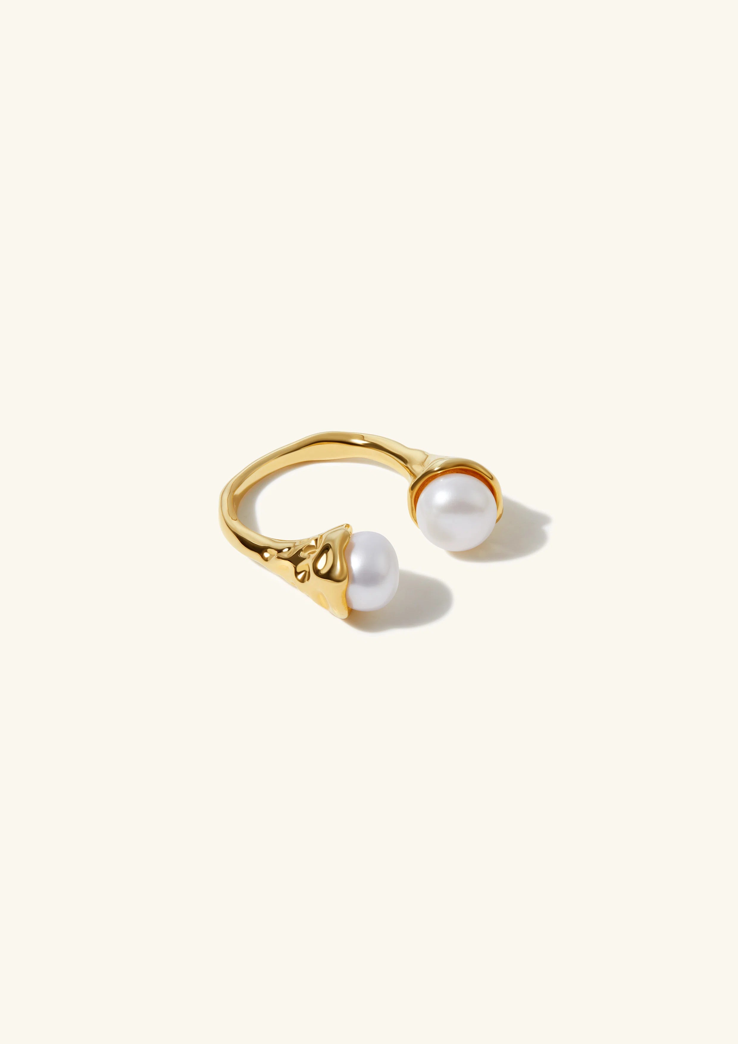 Adjustable Pearl Ring