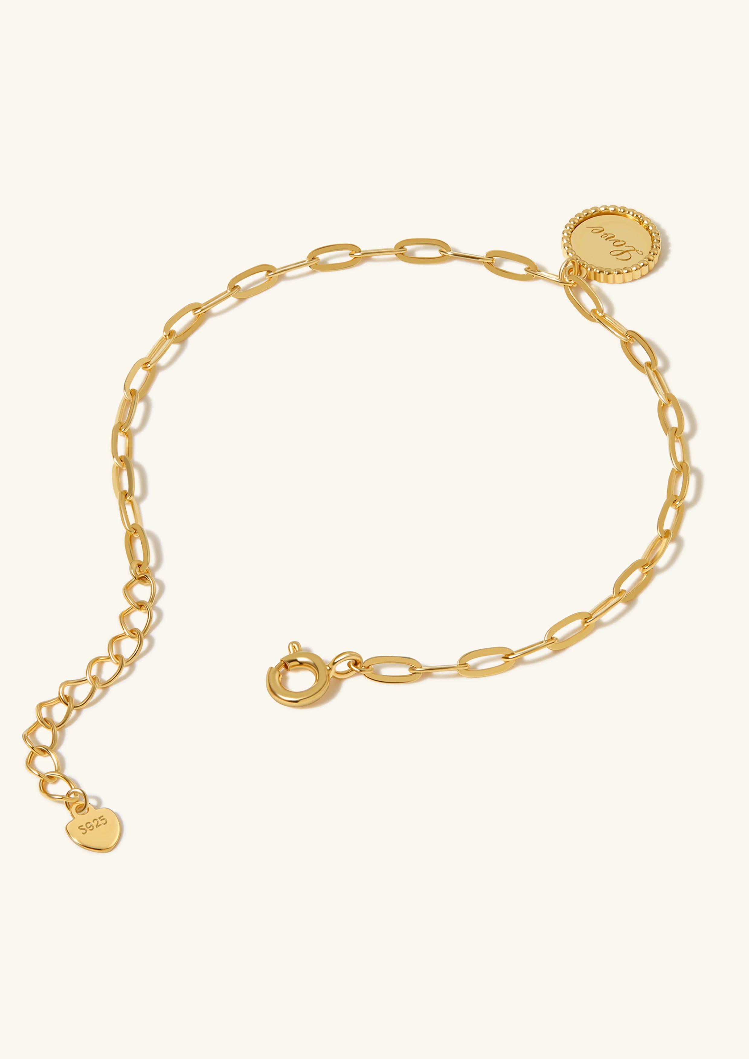 Letter Charm Bracelet