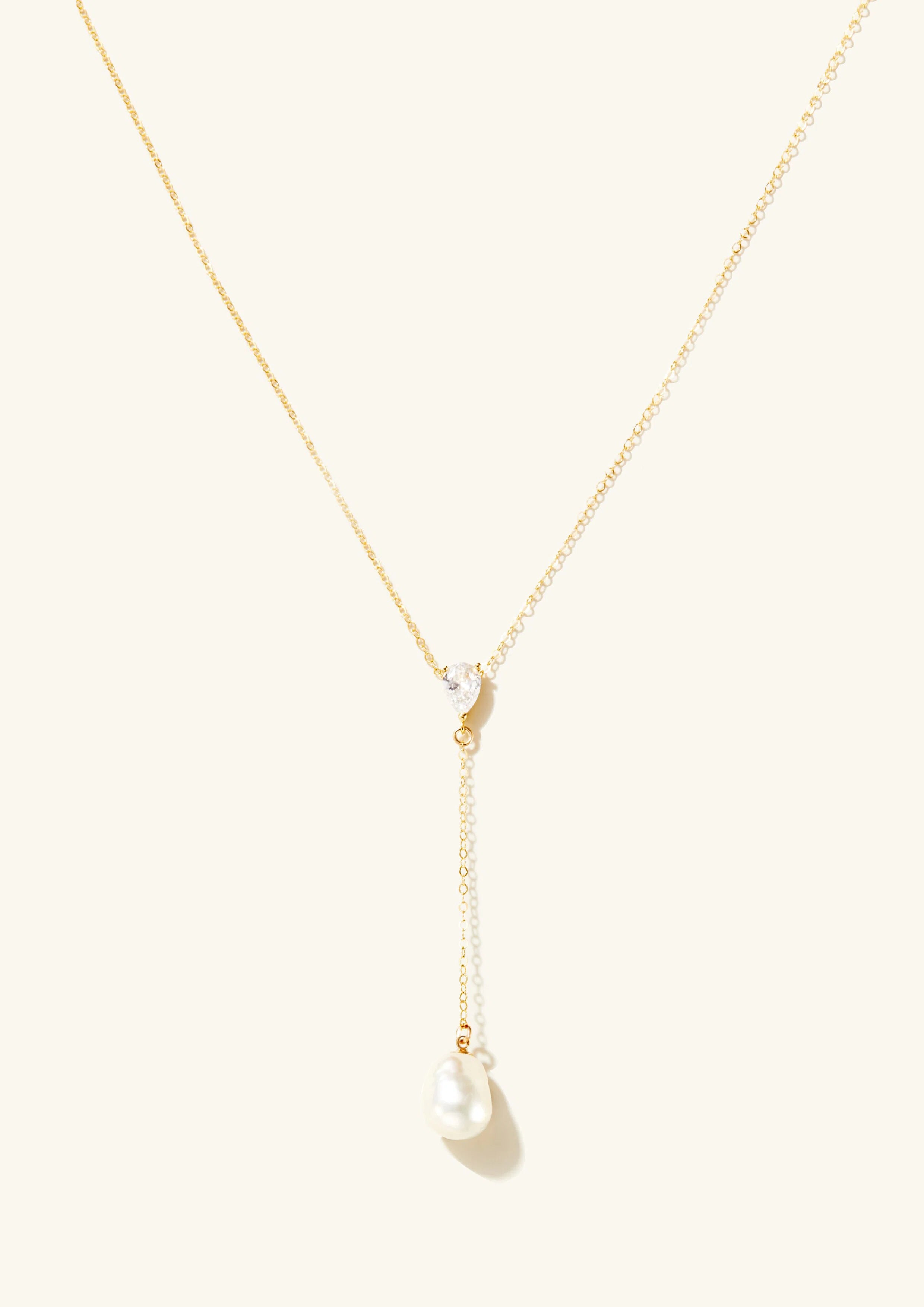 Baroque Pearl Y-Necklace