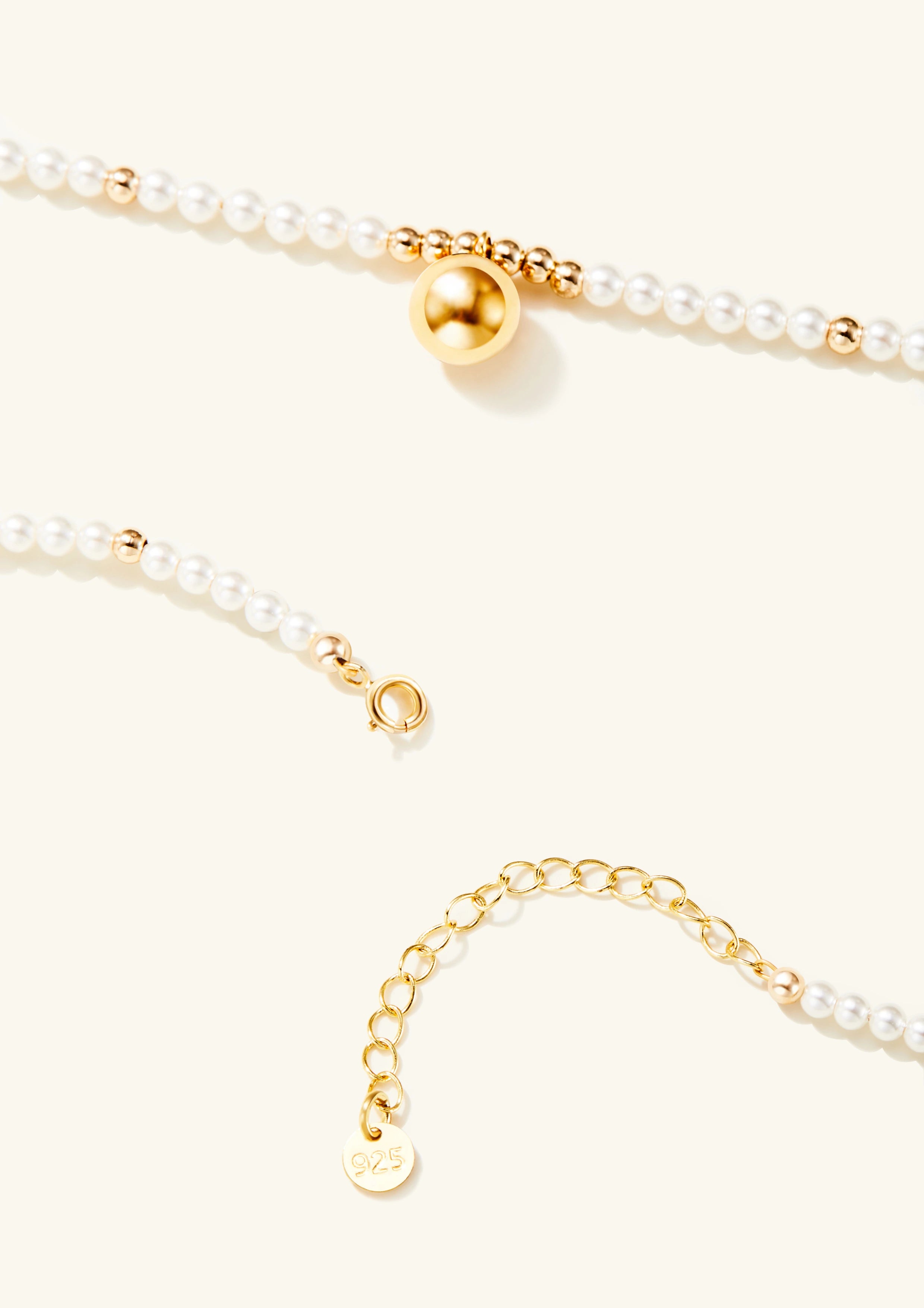 Crystal Pearl Necklace