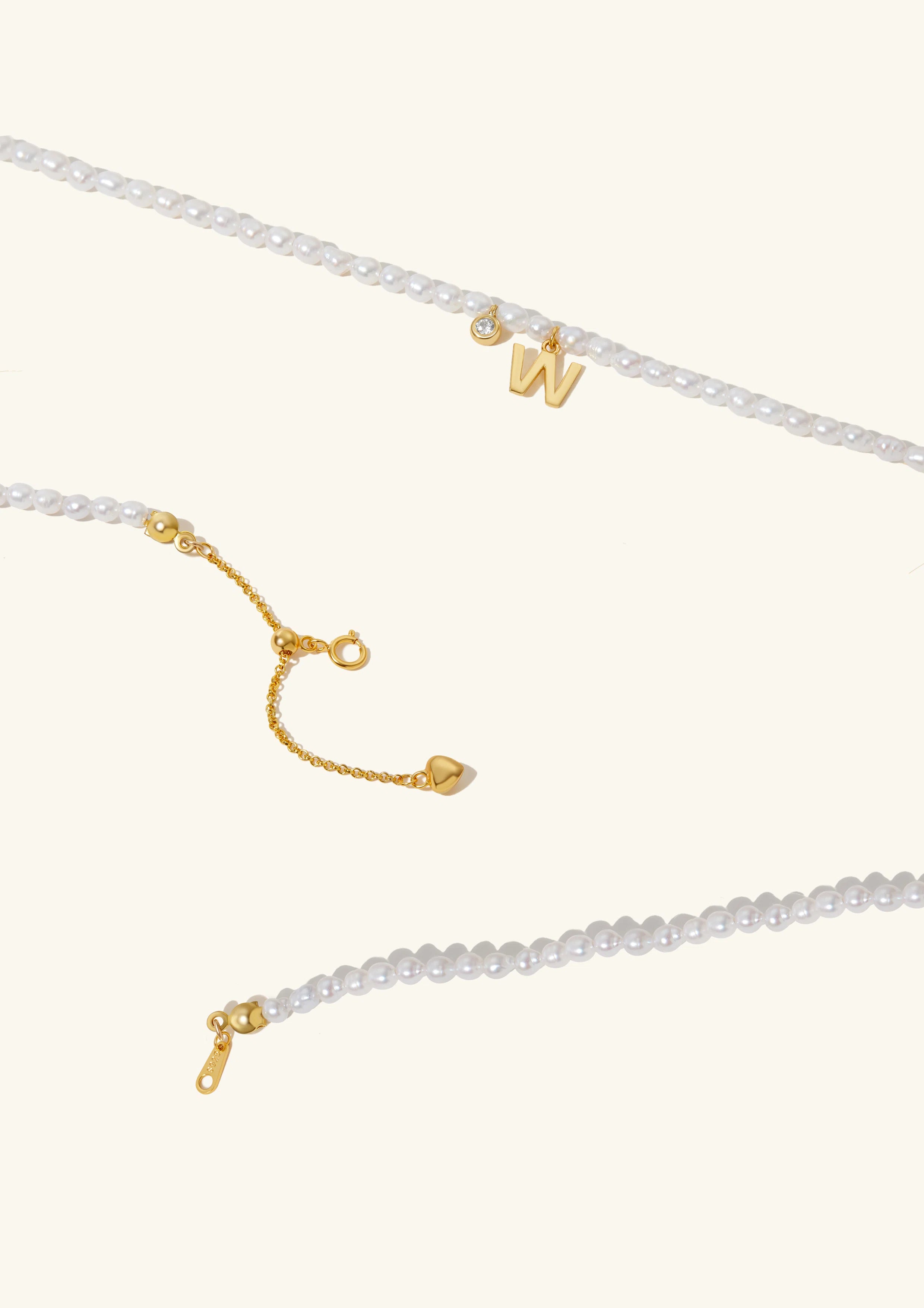 Letter Pendant Necklace