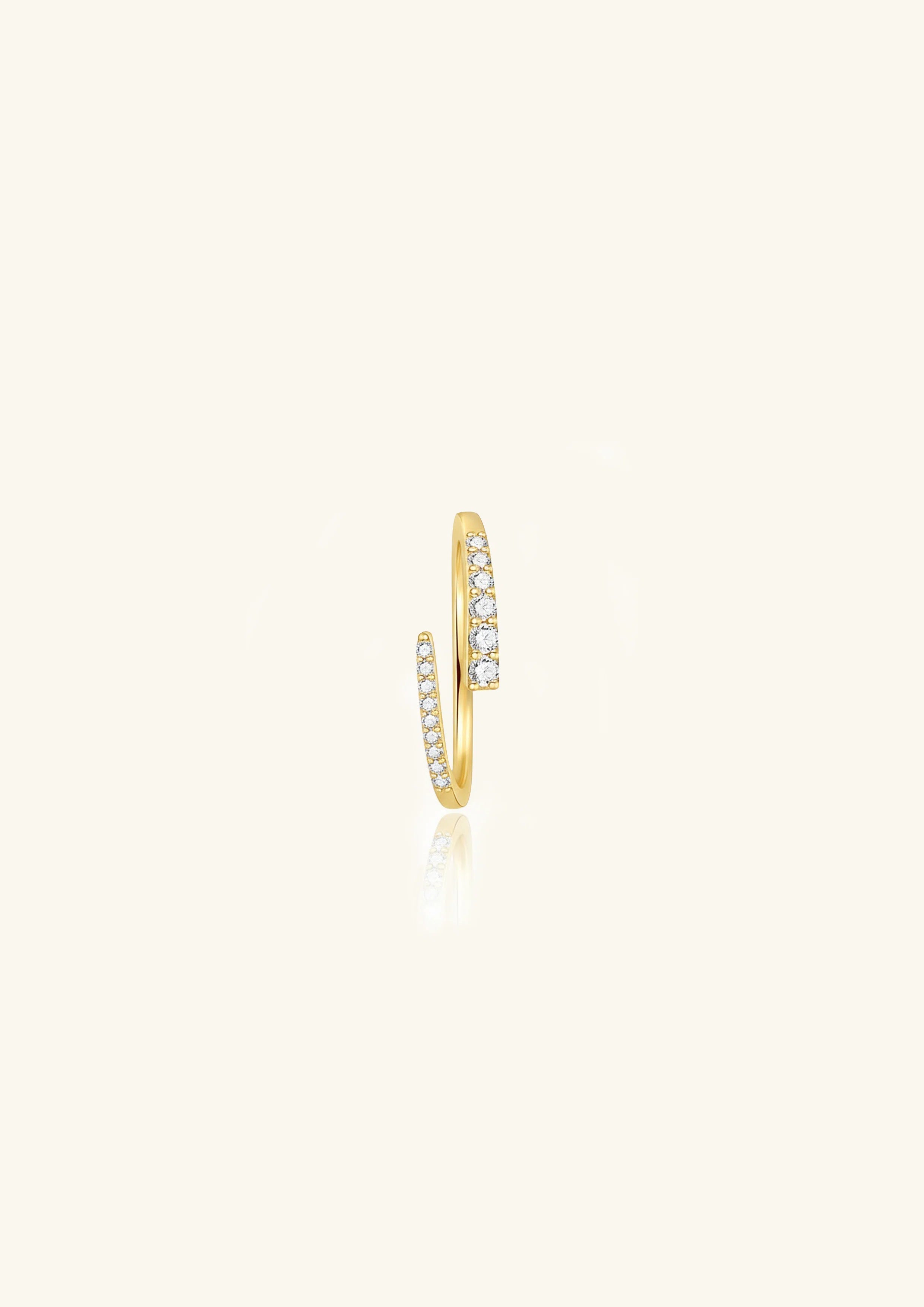 Elegant Twinkle Open Ring