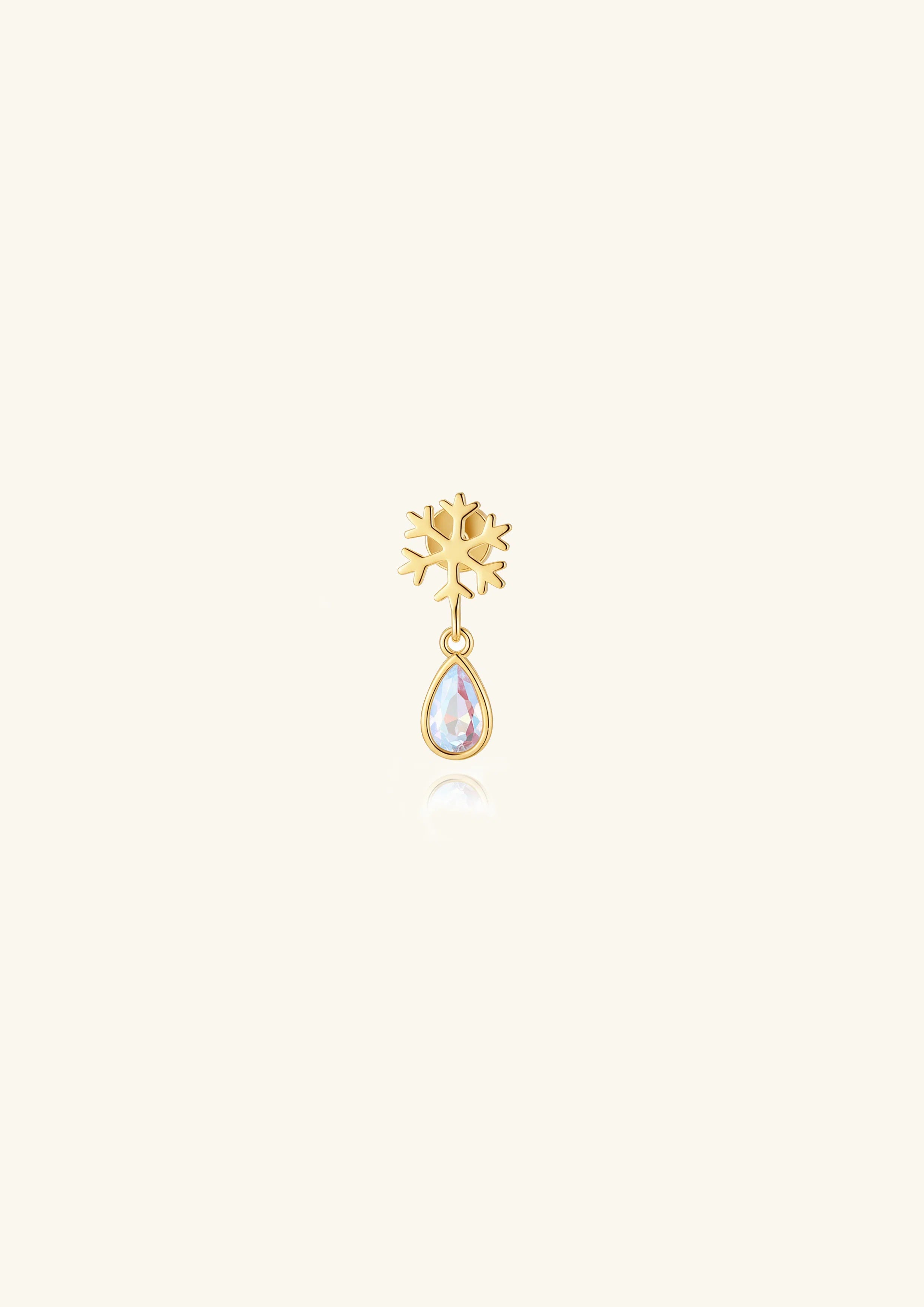 Single CZ Earring