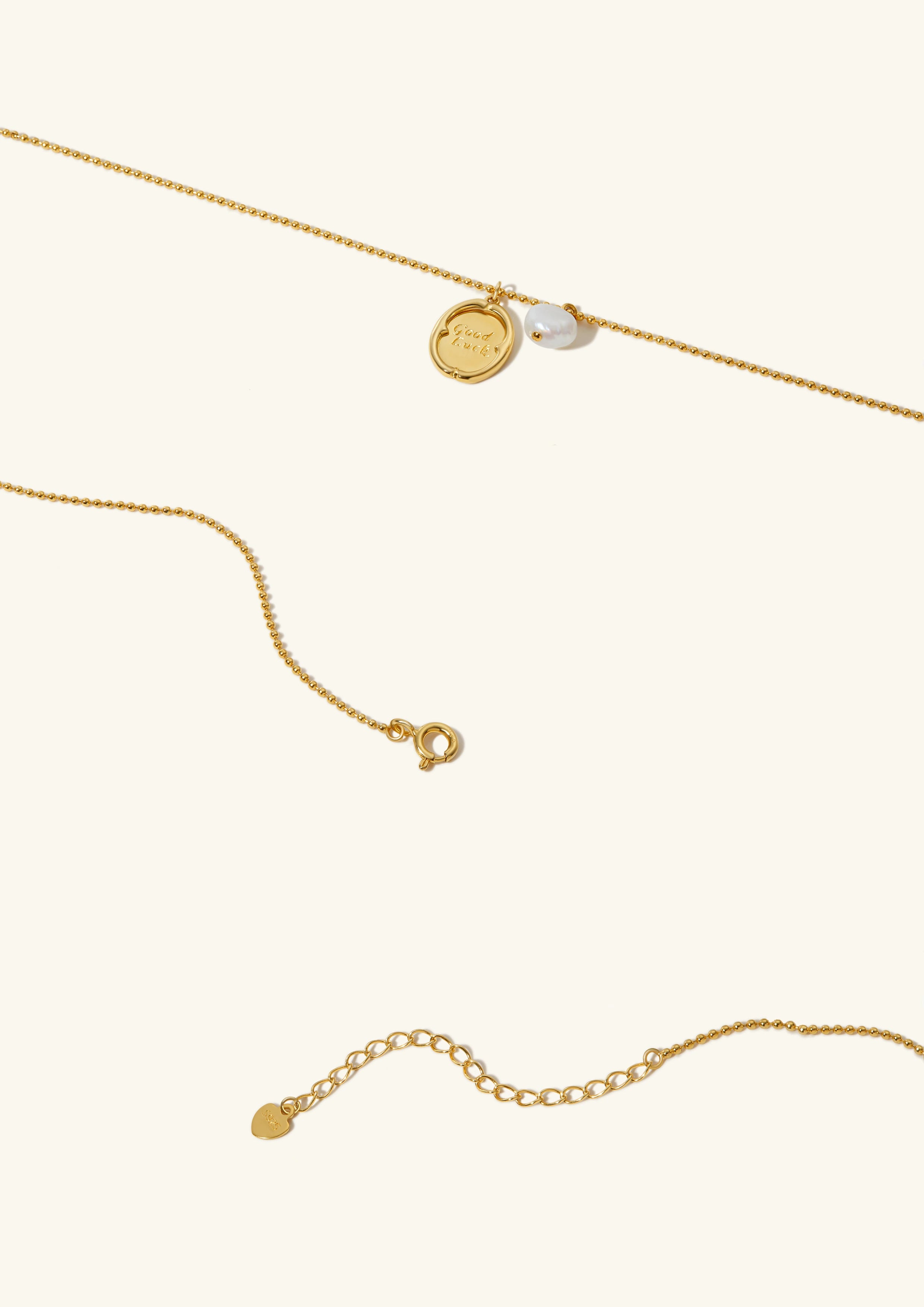 Lucky Pearl Pendant Necklace