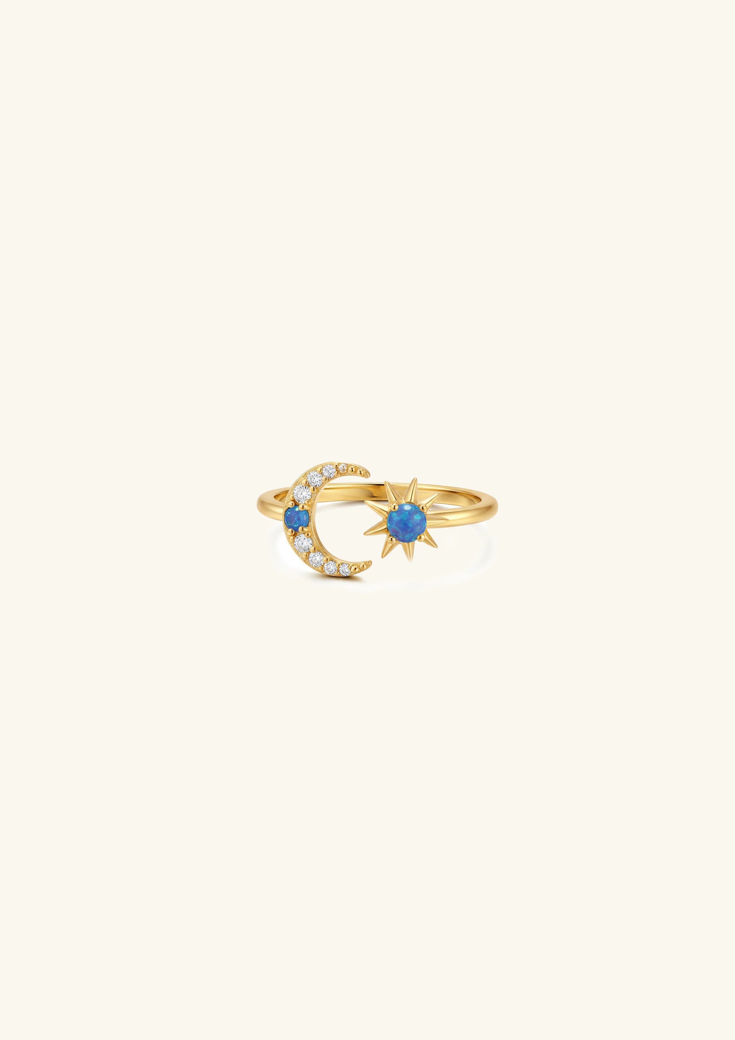 Rainbow Starry Sky Ring