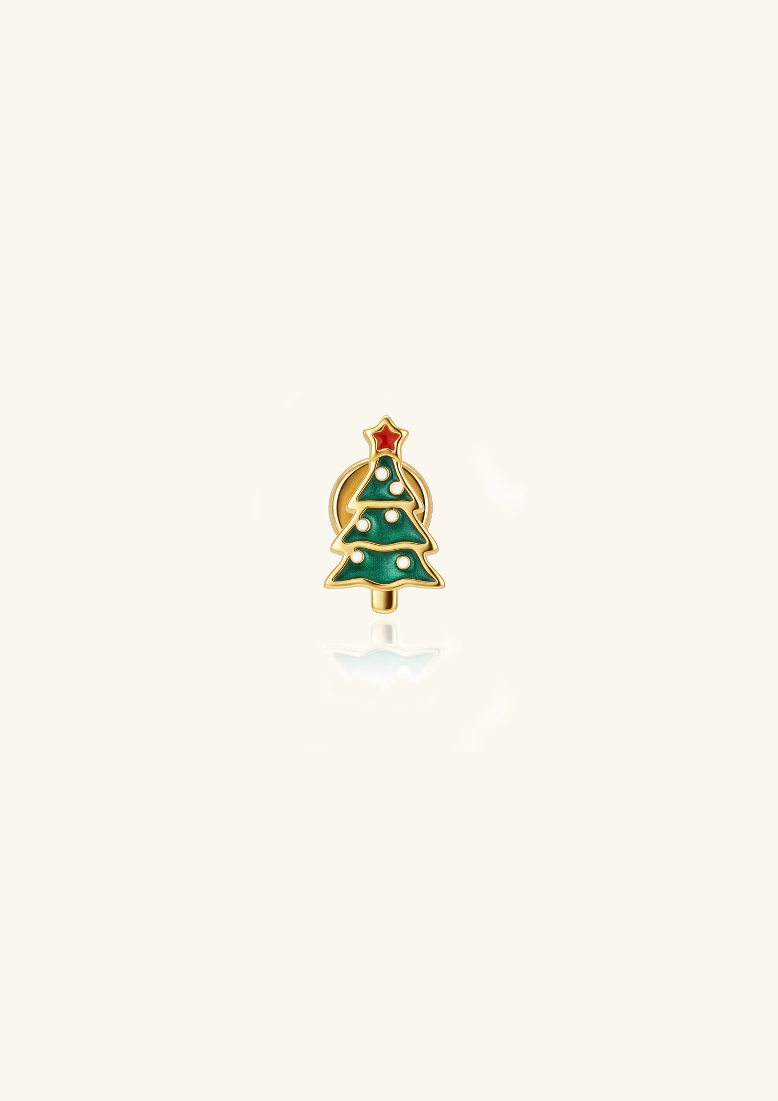 Christmas Tree Stud Earring