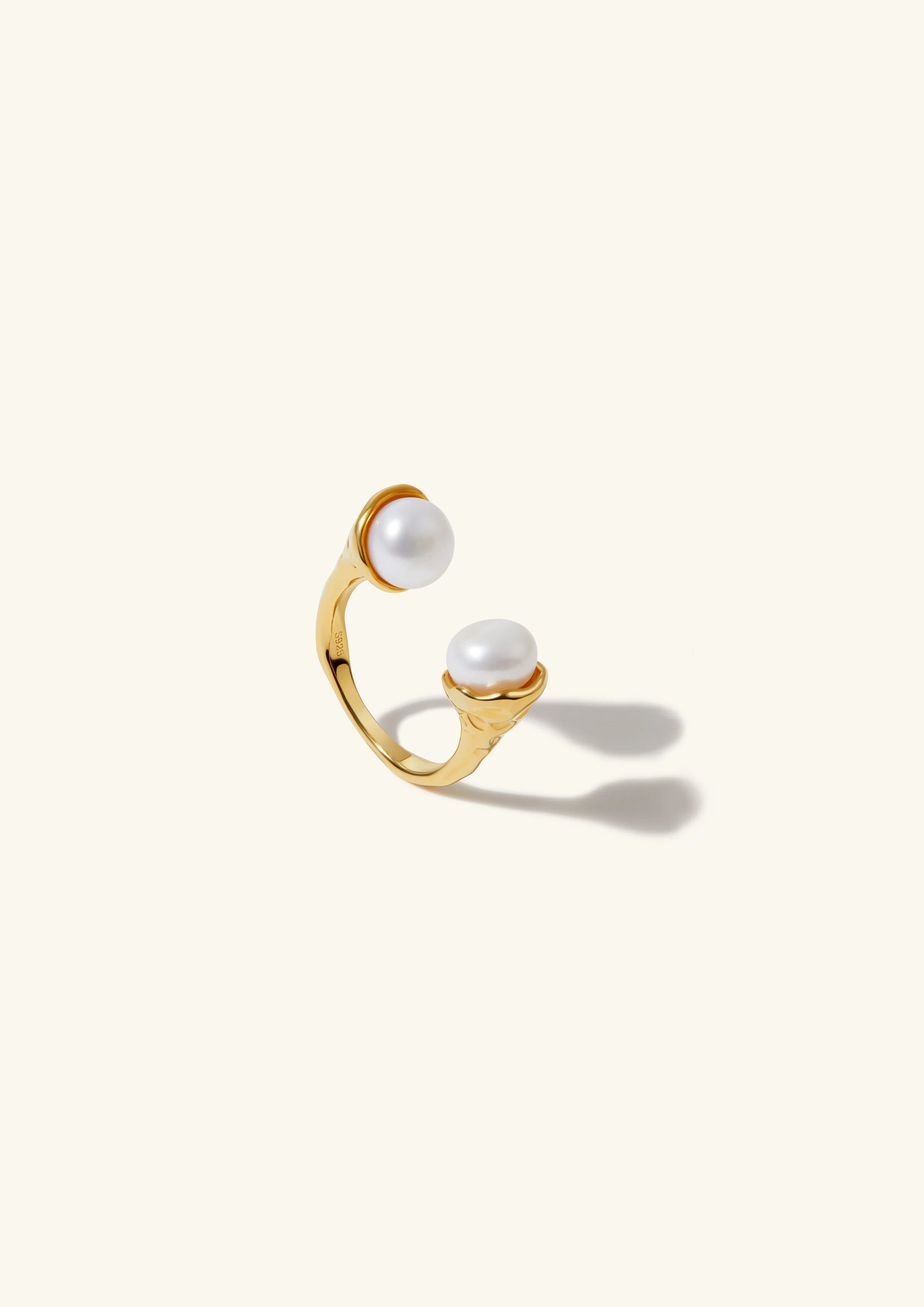 Adjustable Pearl Ring