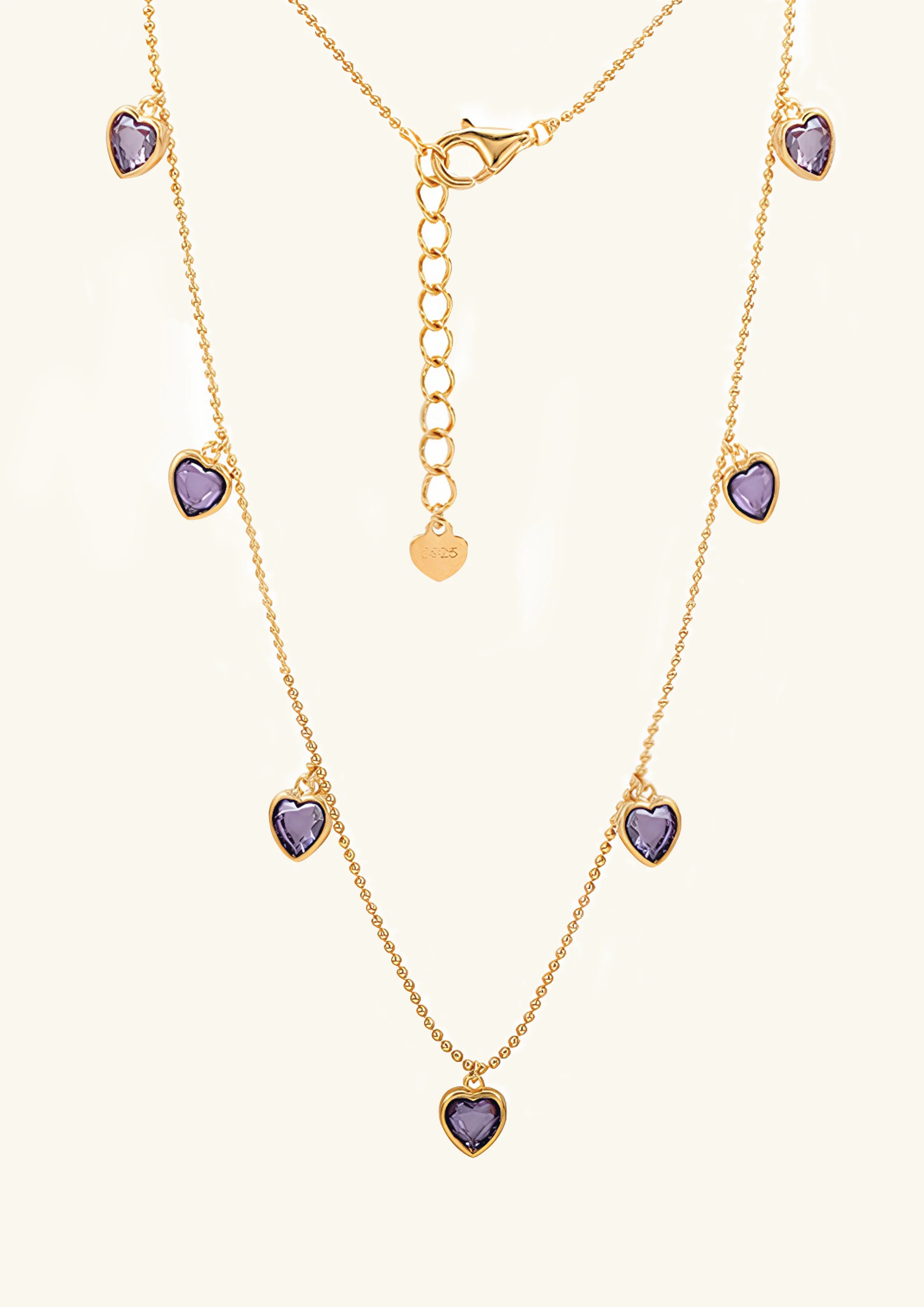 Heart Zirconia Necklace