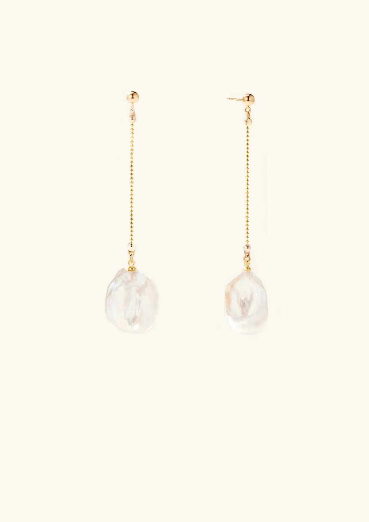 Baroque Long-Chain Earrings