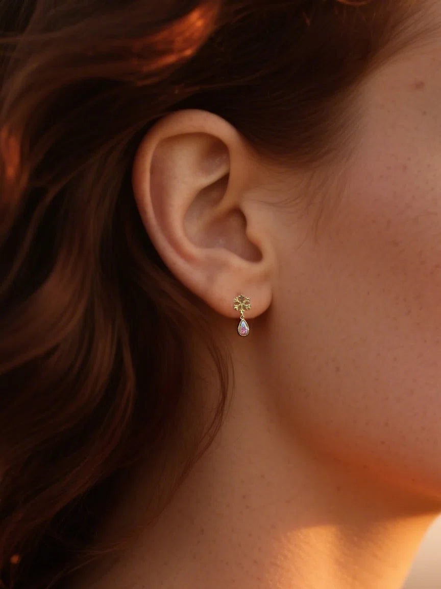 Single CZ Earring