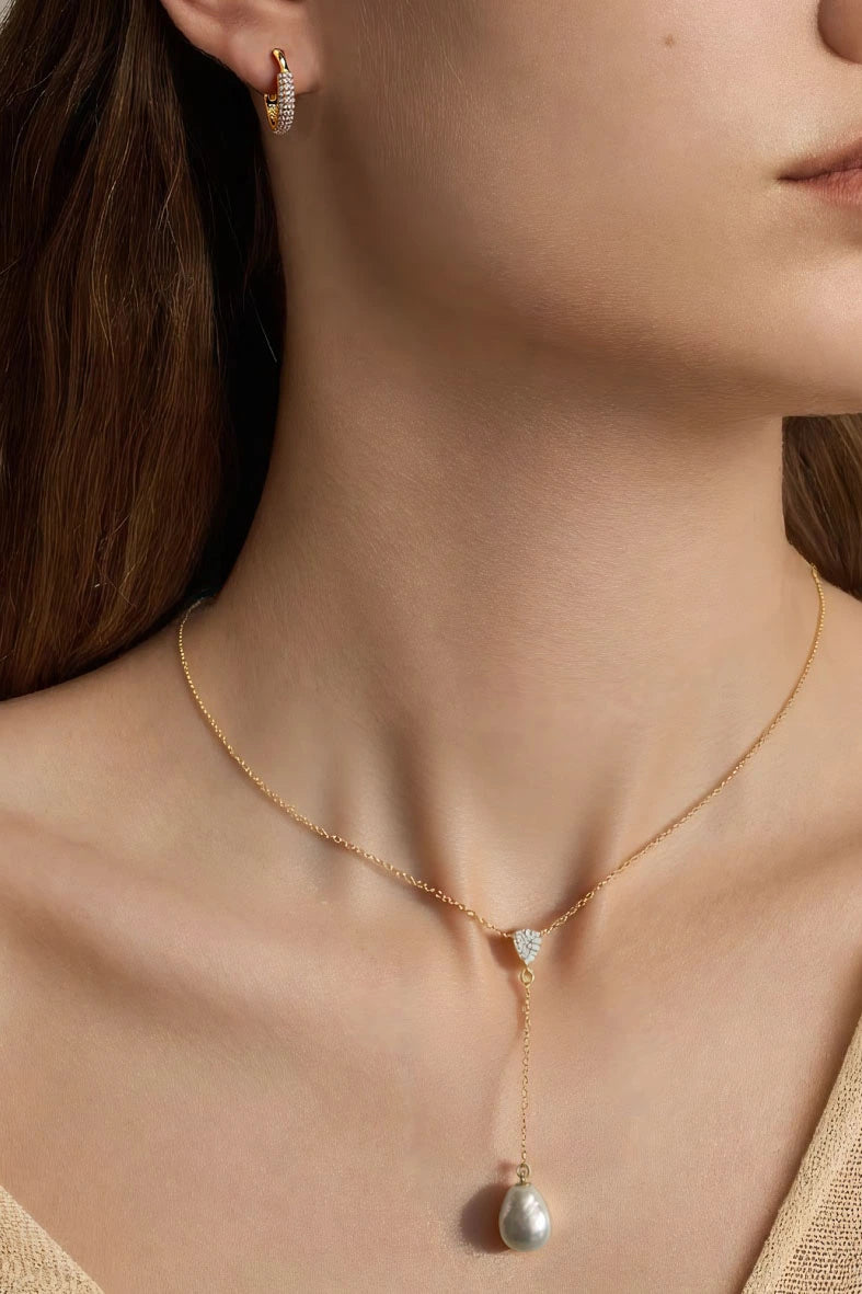 Cubic Zirconia Hoop Earrings