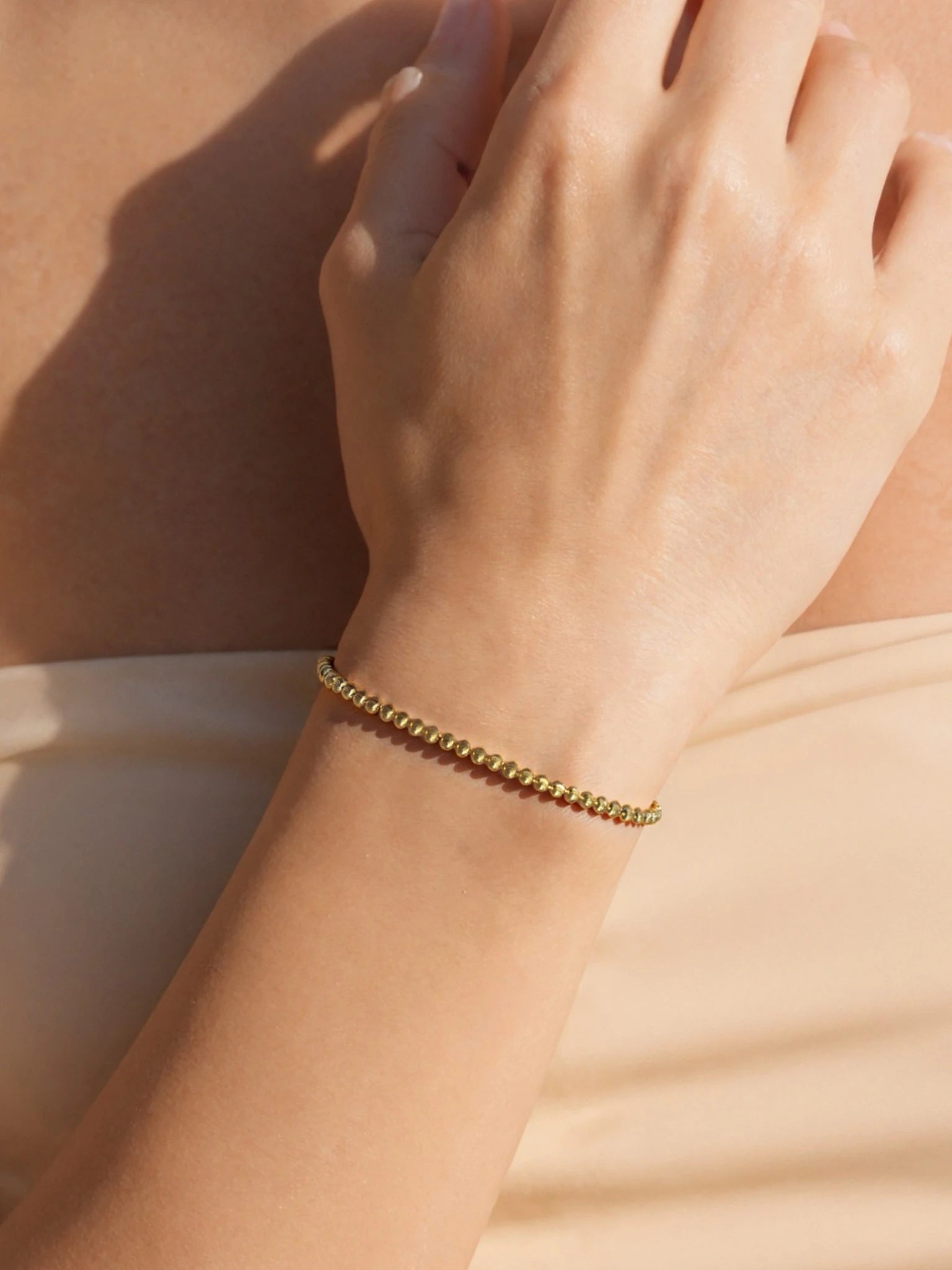 Radiant Dainty Bead Bracelet