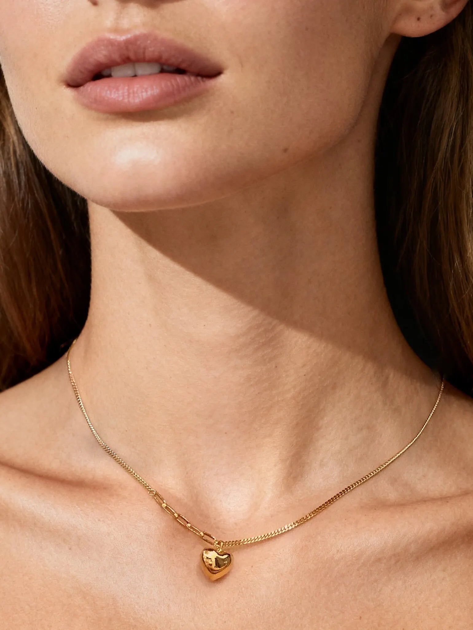 Heart-Shaped Pendant Necklace