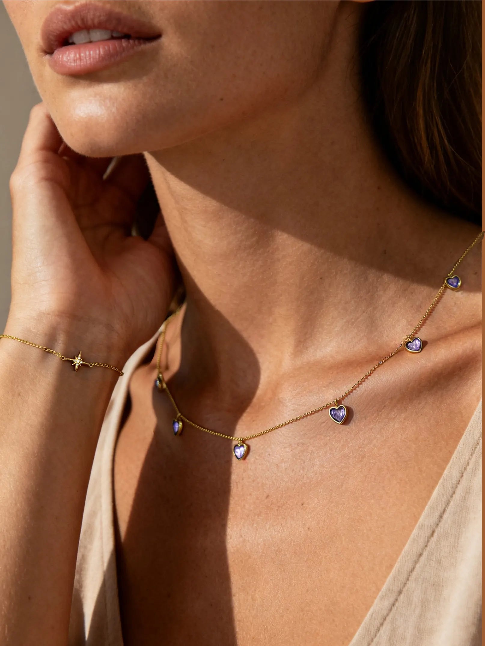 Heart Zirconia Necklace