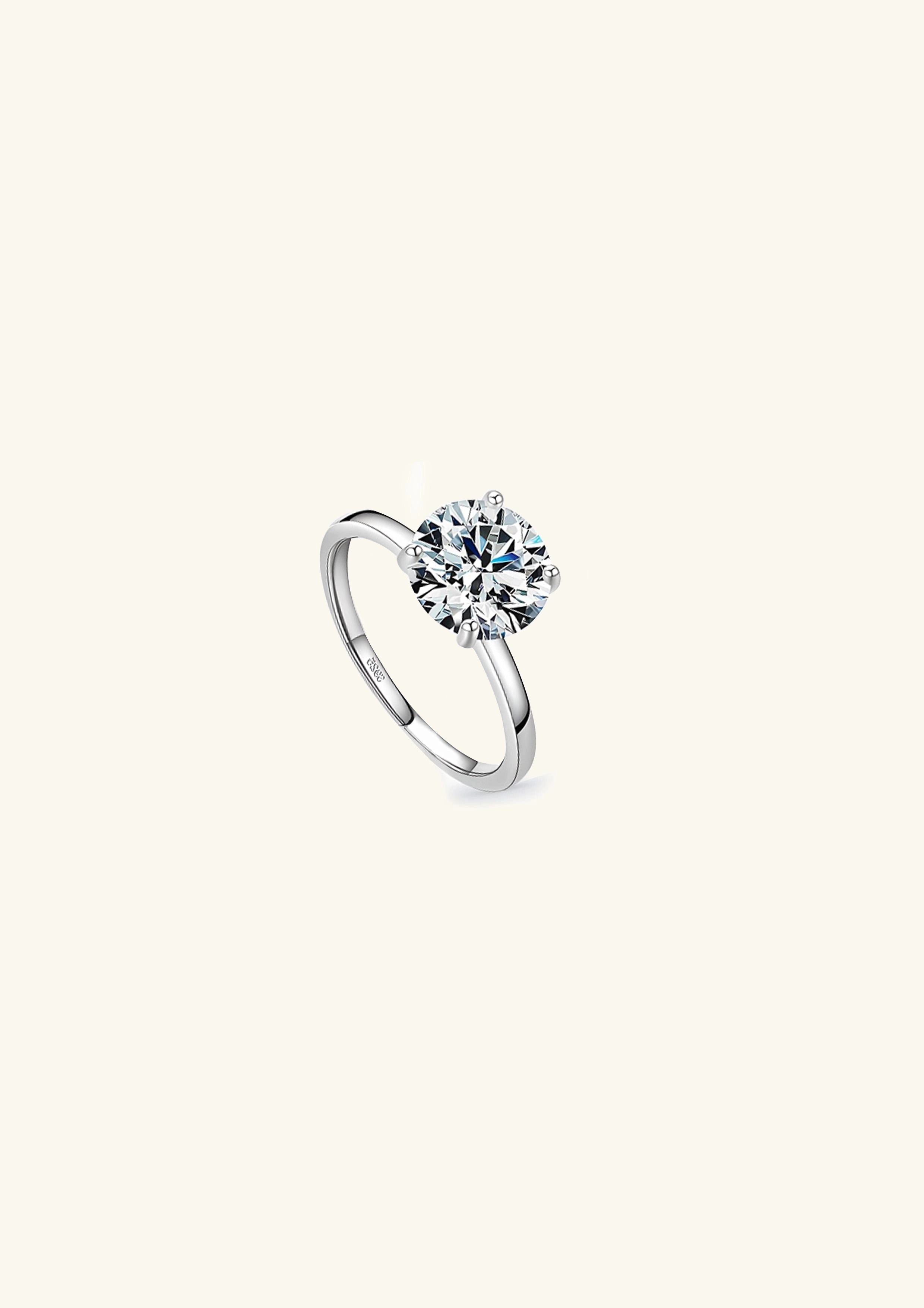 CZ Solitaire Ring
