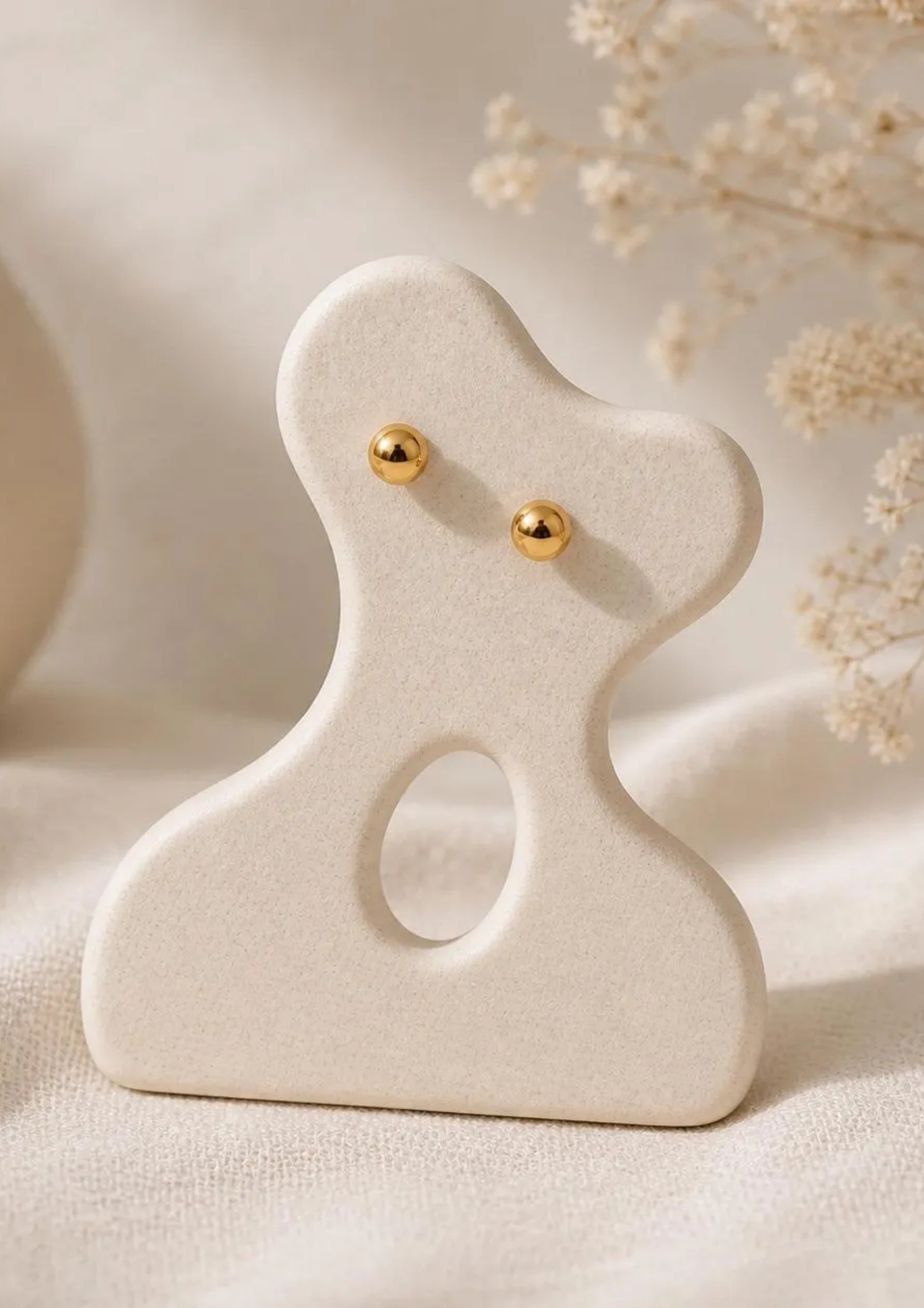 Ball Stud Earrings