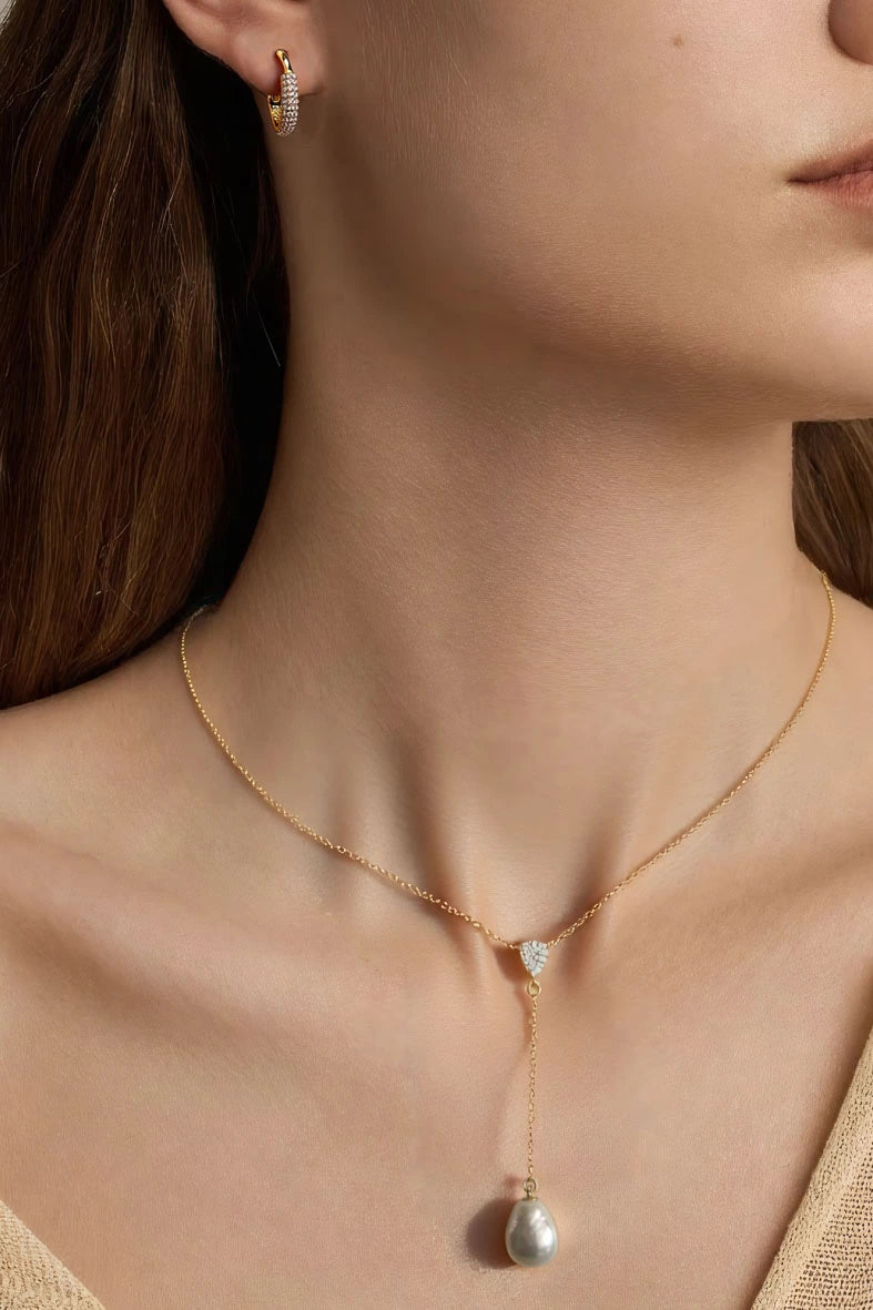 Baroque Pearl Y-Necklace