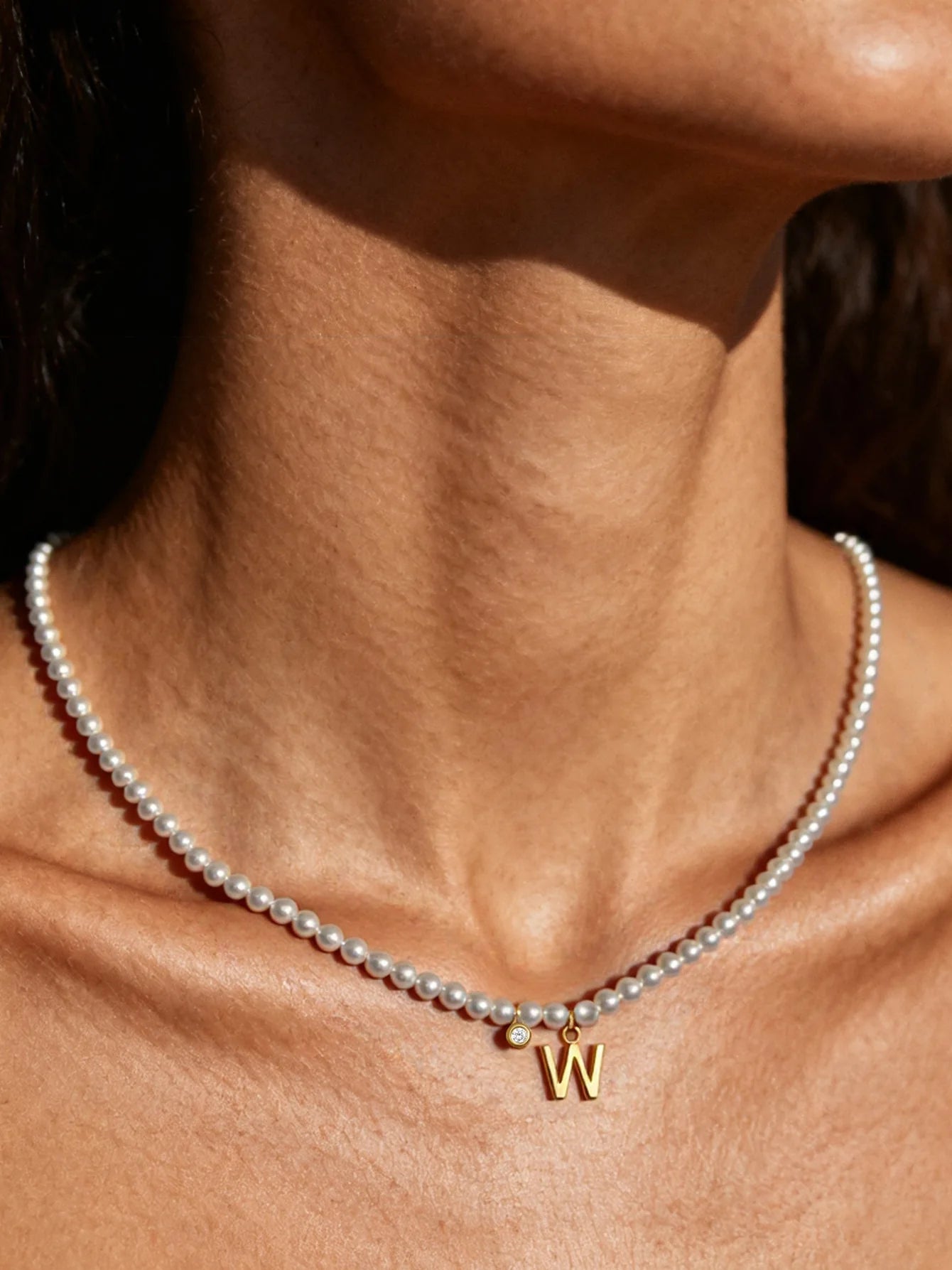 Letter Pendant Necklace